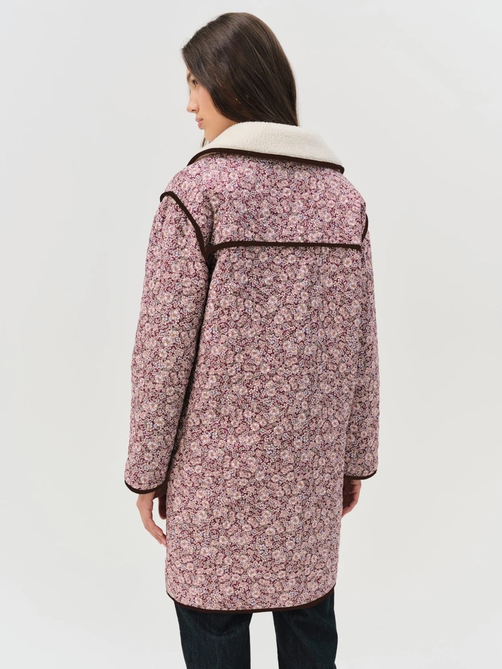 For Love & Lemons Marlene Floral Chore Coat - Picture 3 of 4